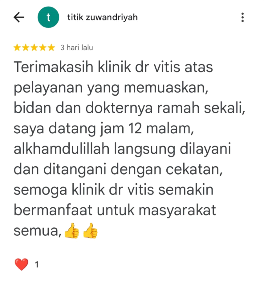 kata pasien tentang klinik kesehatan di malang, testimoni pasien klinik dr vitis, review positif klinik kesehatan dr vitis malang